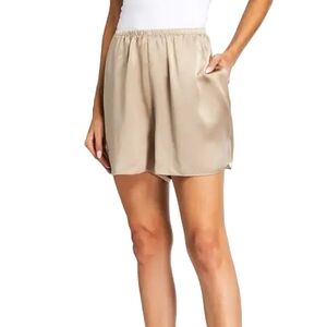 NWT silk relaxed fit shorts